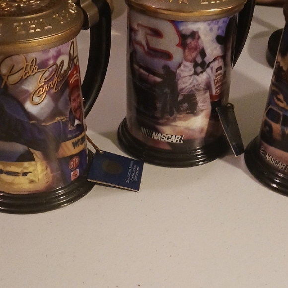 Racing Legends Collectible Mug Set Six Beer Steins - Picture 1 of 12